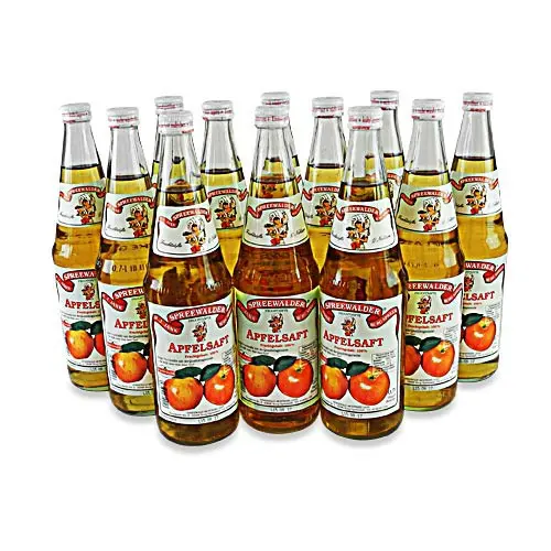 Klarer Apfelsaft von der Spreewaldmosterei - 12er Pack (12 Flaschen à 0,7 l)