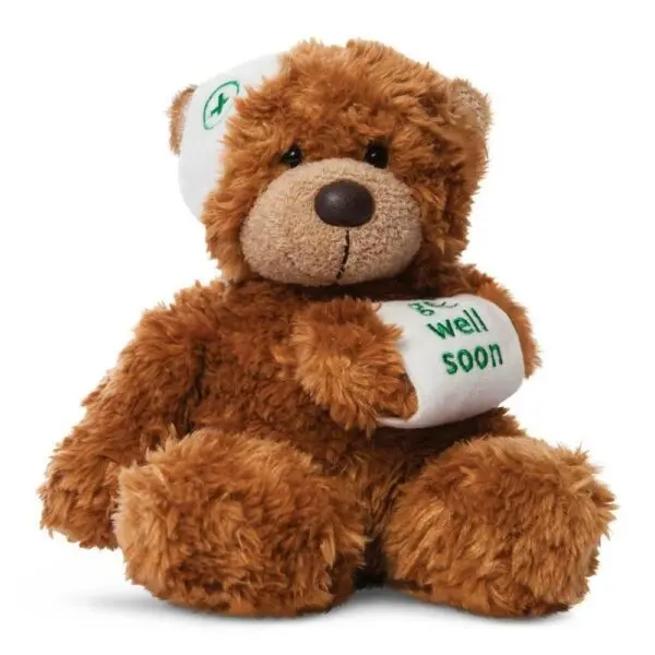 Personalised Bonnie Get Well Soon Bear