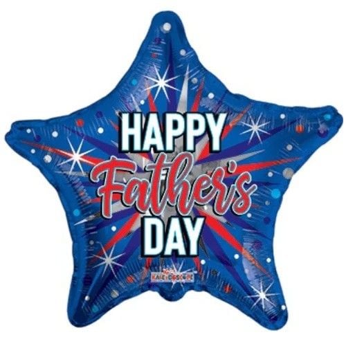 Happy Father's Day Star Balloon