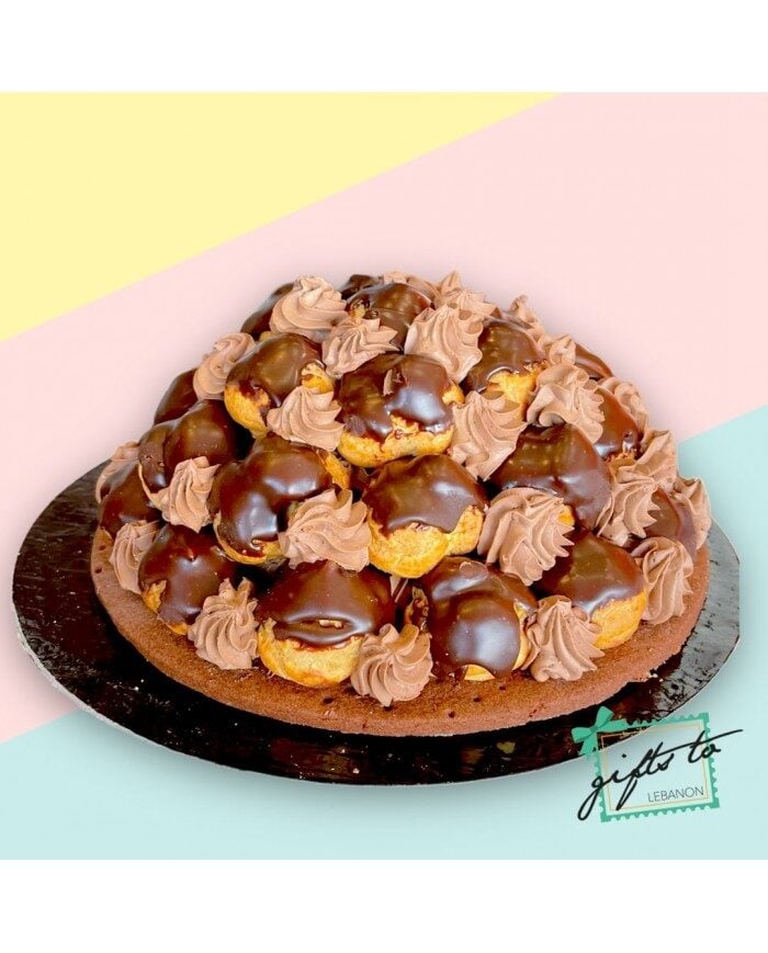 Chocolate Profiterole Cake