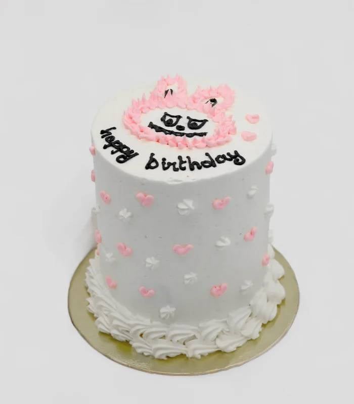 LABUBU Love Buttercream Cake