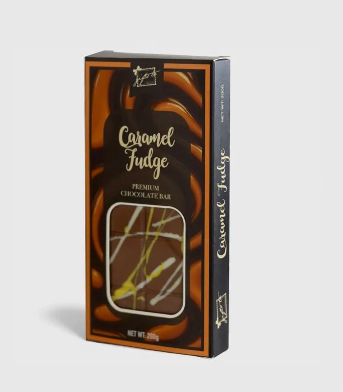 Caramel Fudge Premium Milk Chocolate Bar 200G