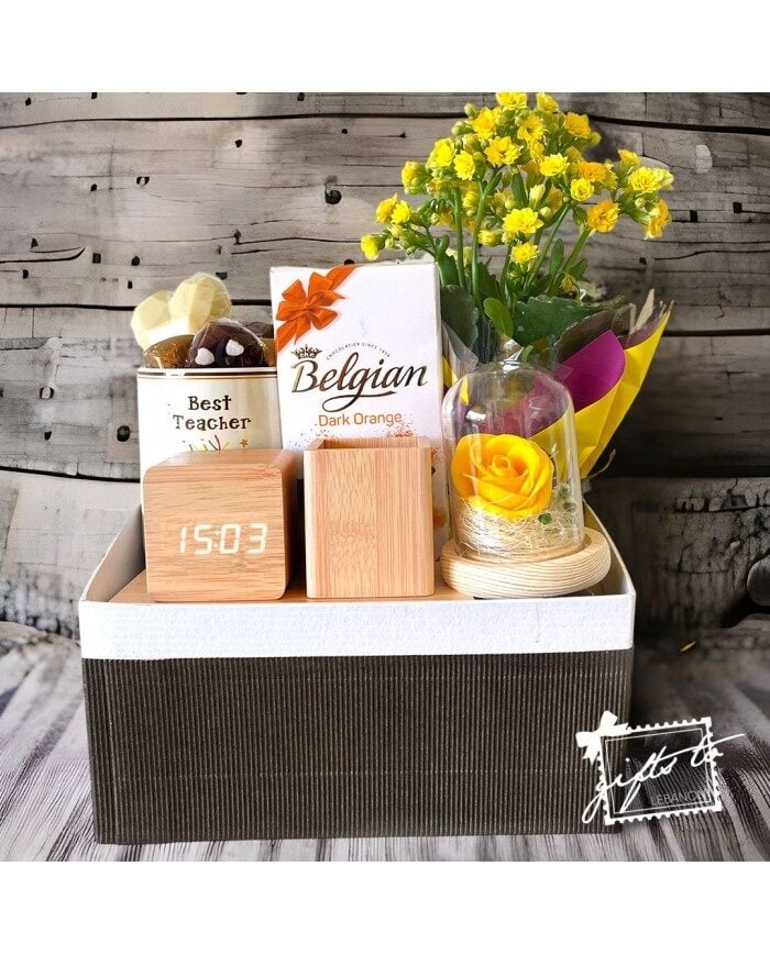 Teacher's Digital Clock Chocolate Gift Box