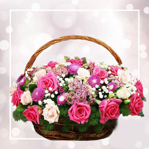Small Floral Basket