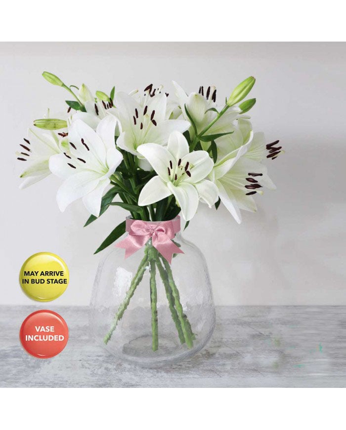 Lily Vased Bouquet