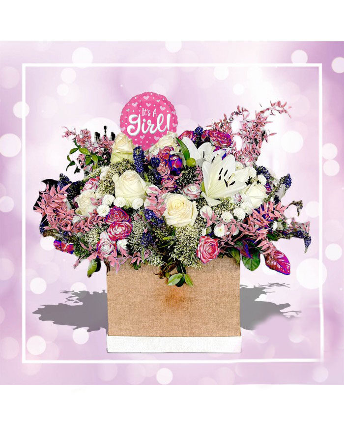 It's a Girl Flower Arrangement