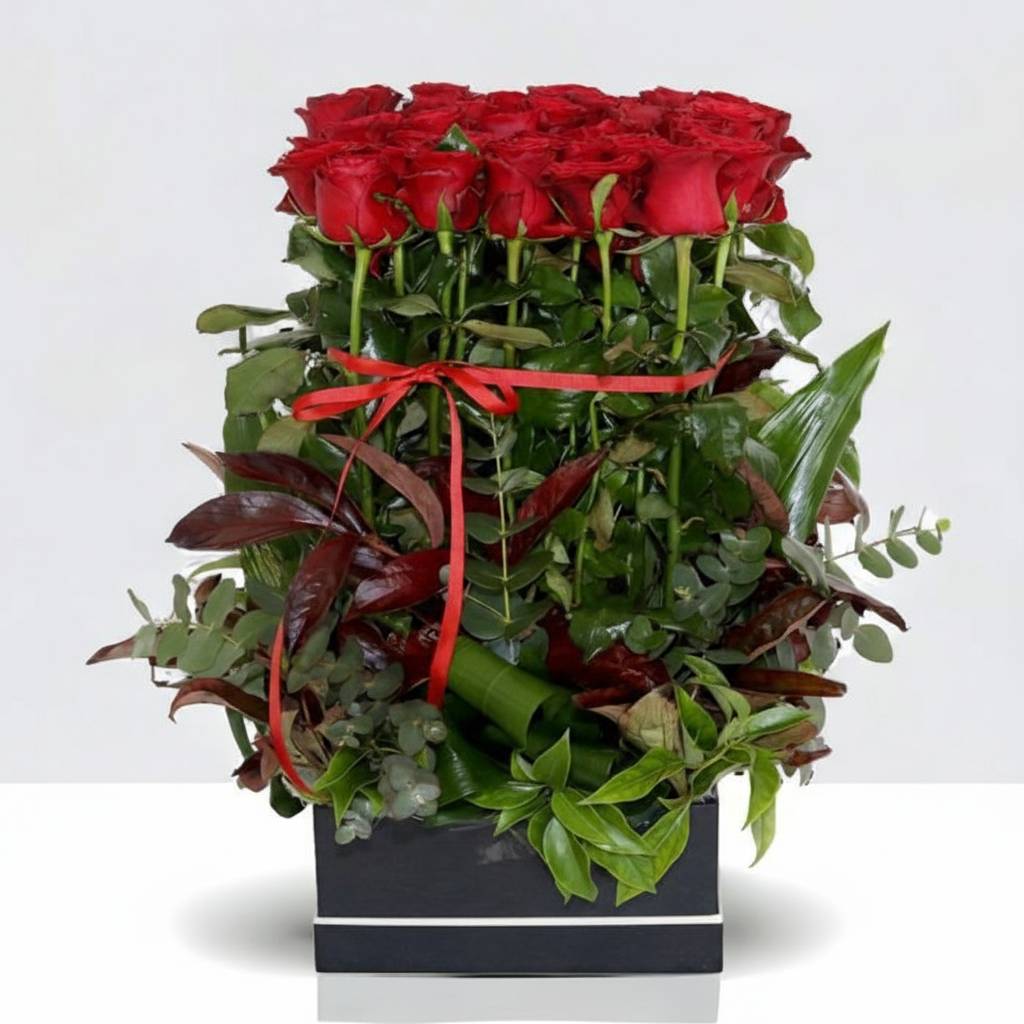 Passion Petals: 40 Red Roses Arrangement