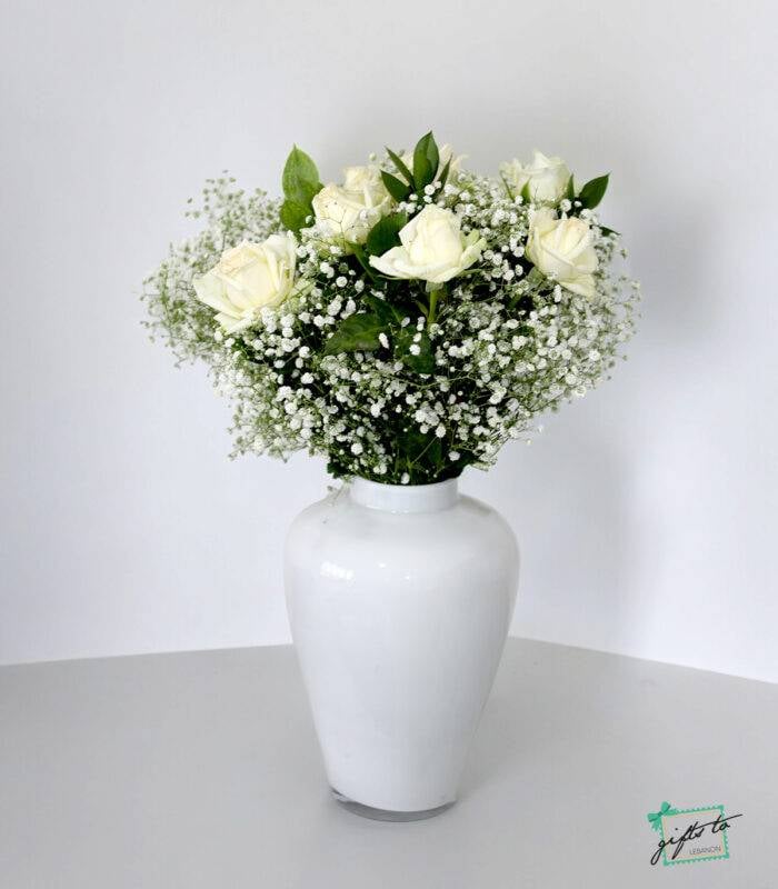 White Serenity Vase