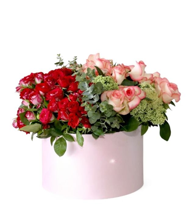 Blush & Rouge Flower Box