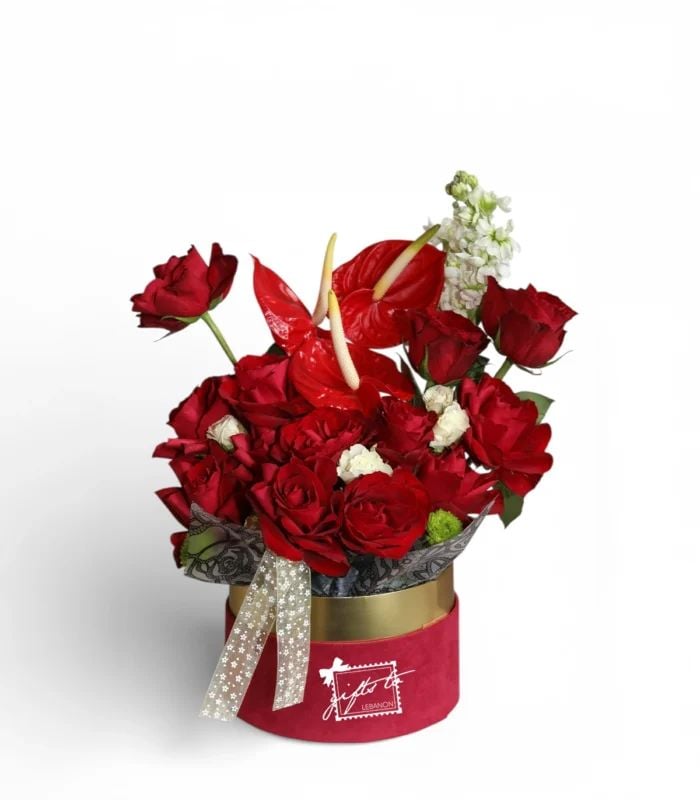 A Red Passion in Bloom Bouquet