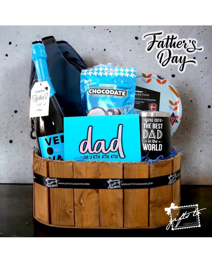 Cheers to Dad: Prosecco and Treats Basket