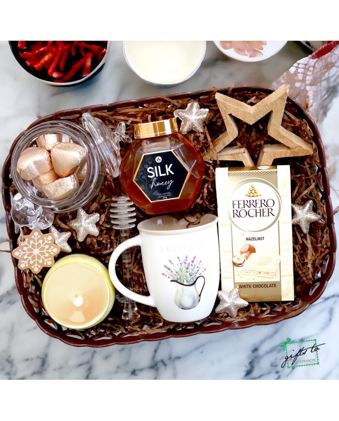 Sweet Golden Moments Gift Basket