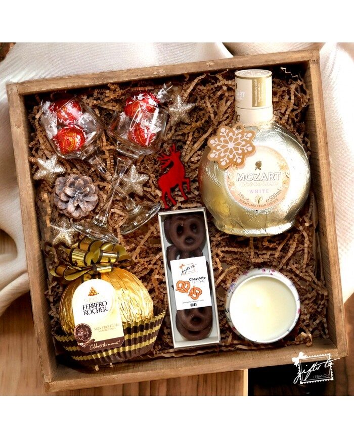 Festive Symphony Delights: Mozart White Chocolate Liqueur Gift Box