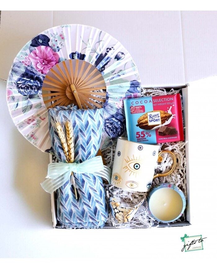 Elegance Unveiled Enchanted Floral Fan Gift Box