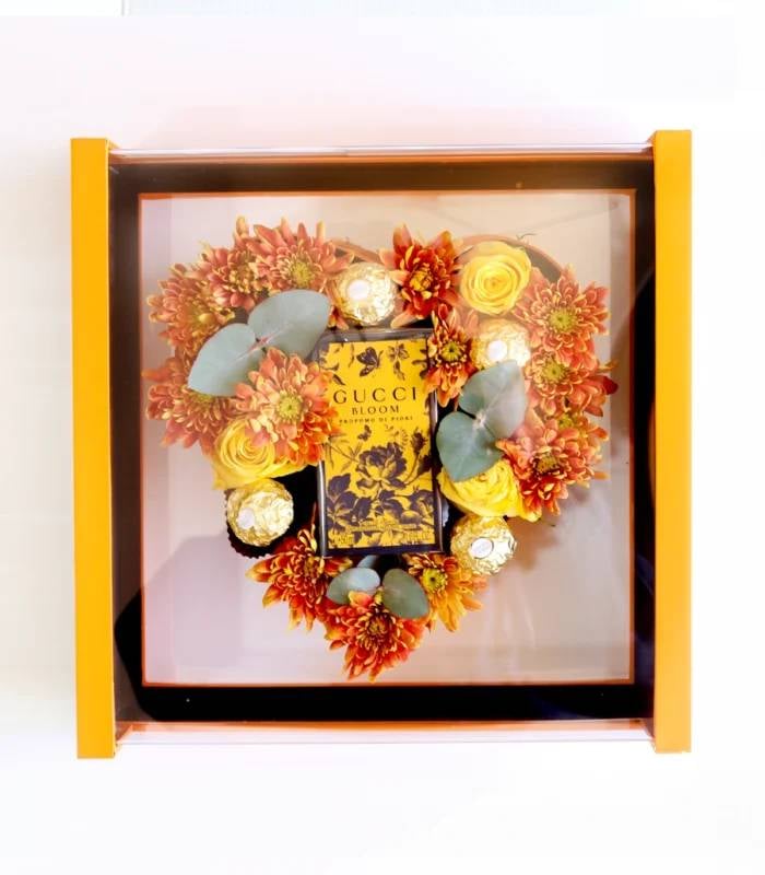 GUCCI BLOOM Floral Heart Acrylic Box