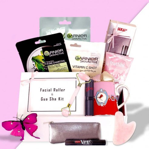 Facial Roller Gift Set