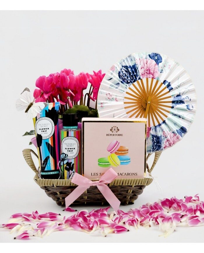 Flower Trip Blooming Gift Basket