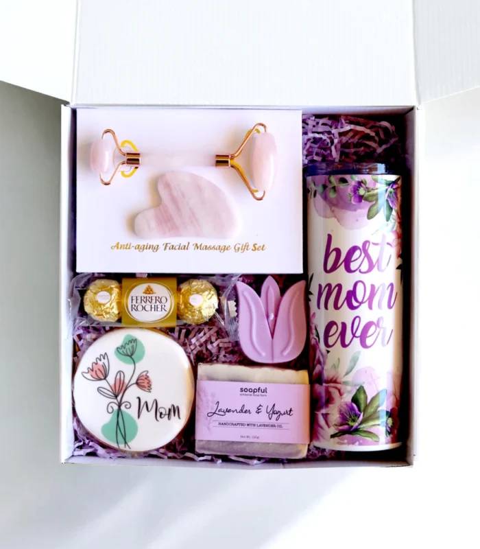 Lavender Spa Delights Tumbler Gift Box For Mom