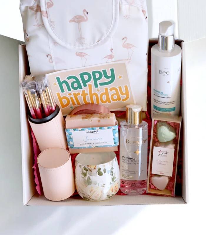 Flamingo & Beesline Beauty Gift Box