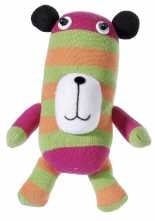 Plush toy sock, bear motif