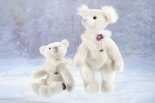 Teddy bear, rainbow bear "Yoka" or "Mia", alpaca
