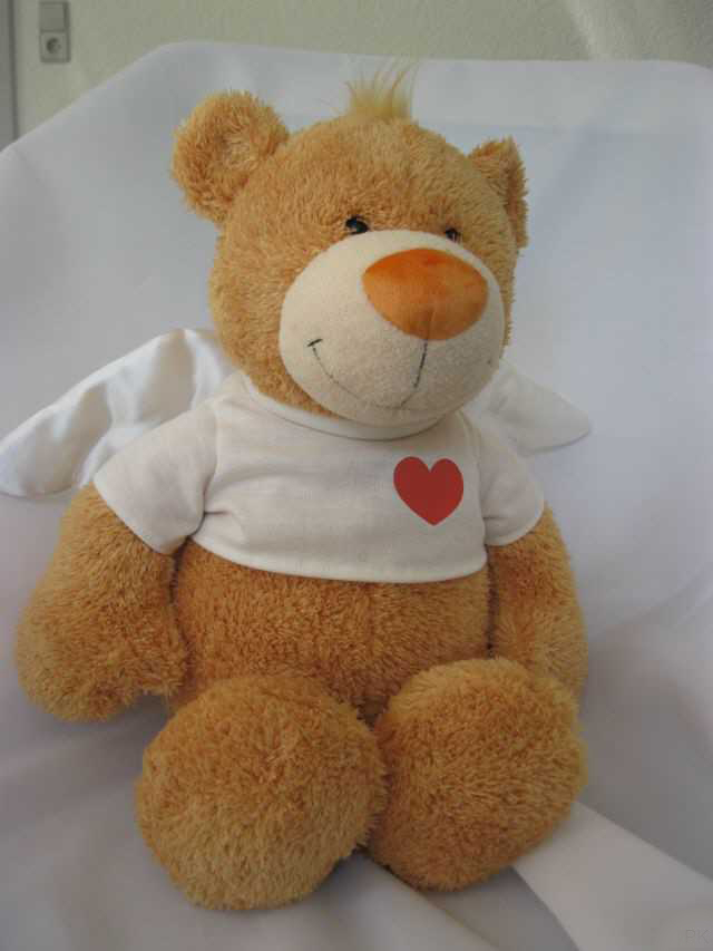 Teddy Bear "Schutzengelbär Angelo" In 4 Sizes