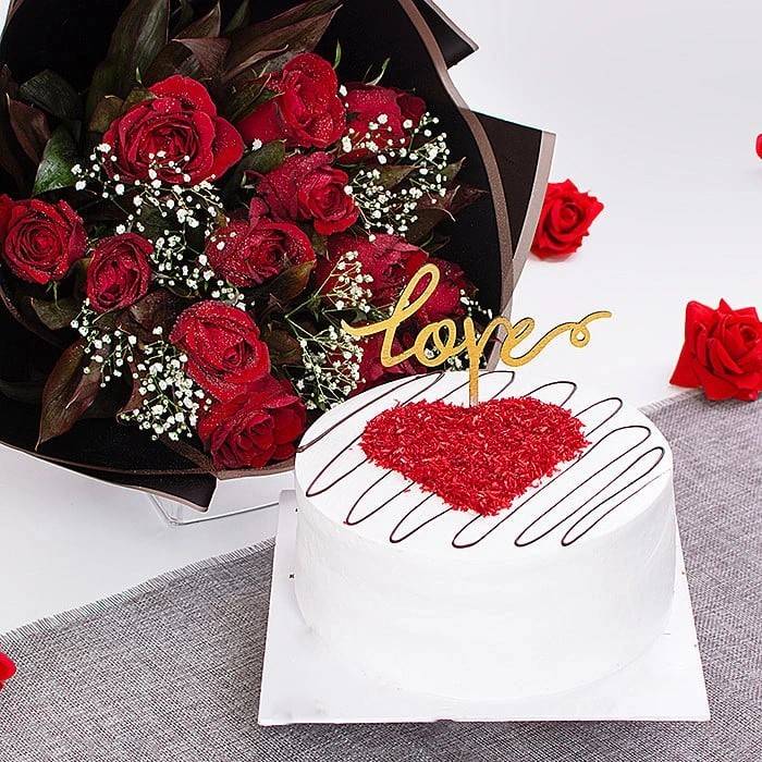 Ruby Roses Heartfelt Delight Cake Combo Pack