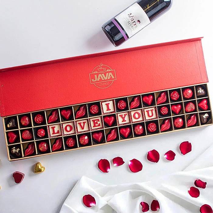 Java I Love You 45 Chocolate Box