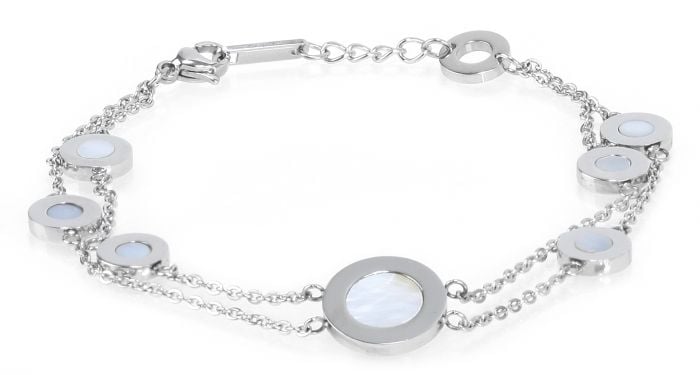 Stainless steel link bracelet