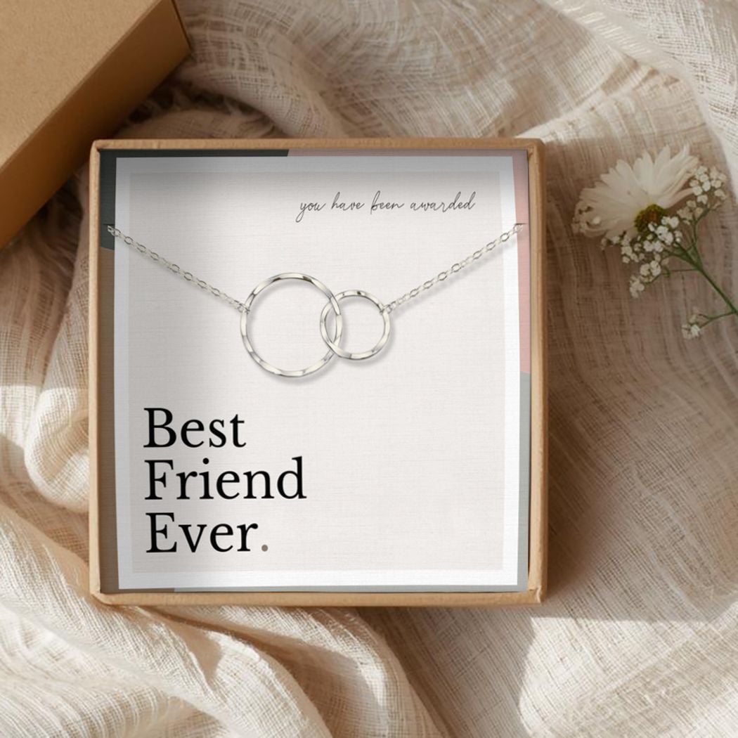 Forever Connected Two-Link Necklace - â€œBest Friend Everâ€