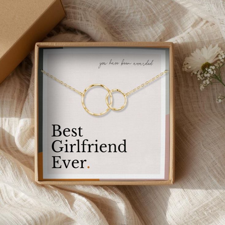 Forever Connected Two-Link Necklace - â€œBest Girlfriend Everâ€