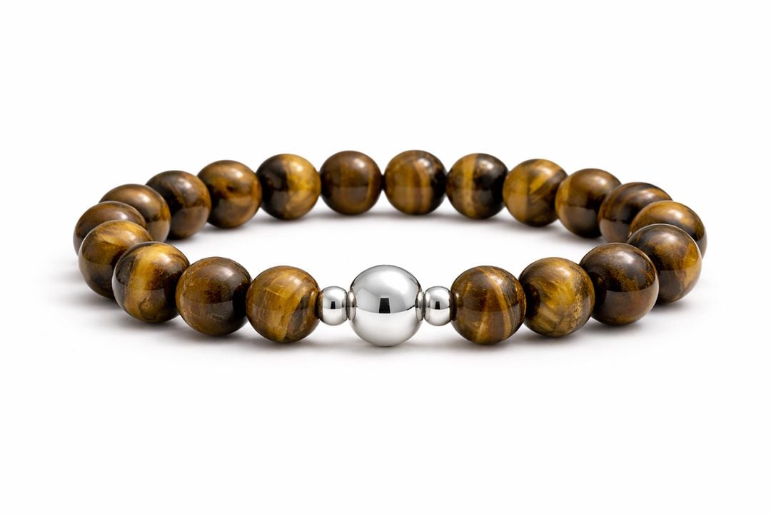 Tiger Eye Strength Bracelet - 8mm