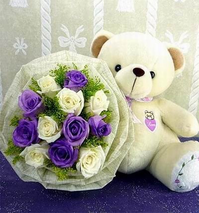 Teddy's Purple Happiness