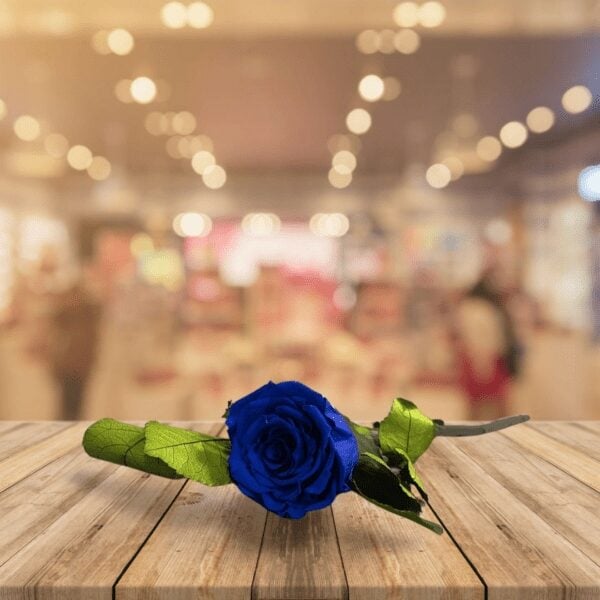 Blue Forever with stem