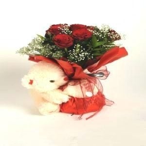 Bouquet with Teddy