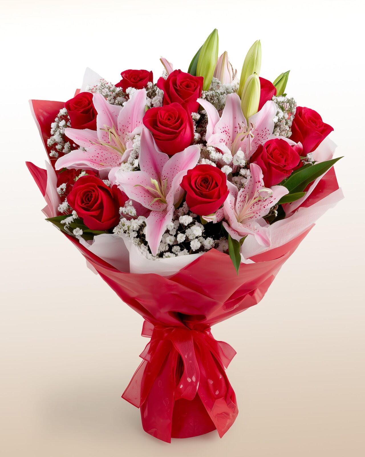 Kisses in Roses and Lilies