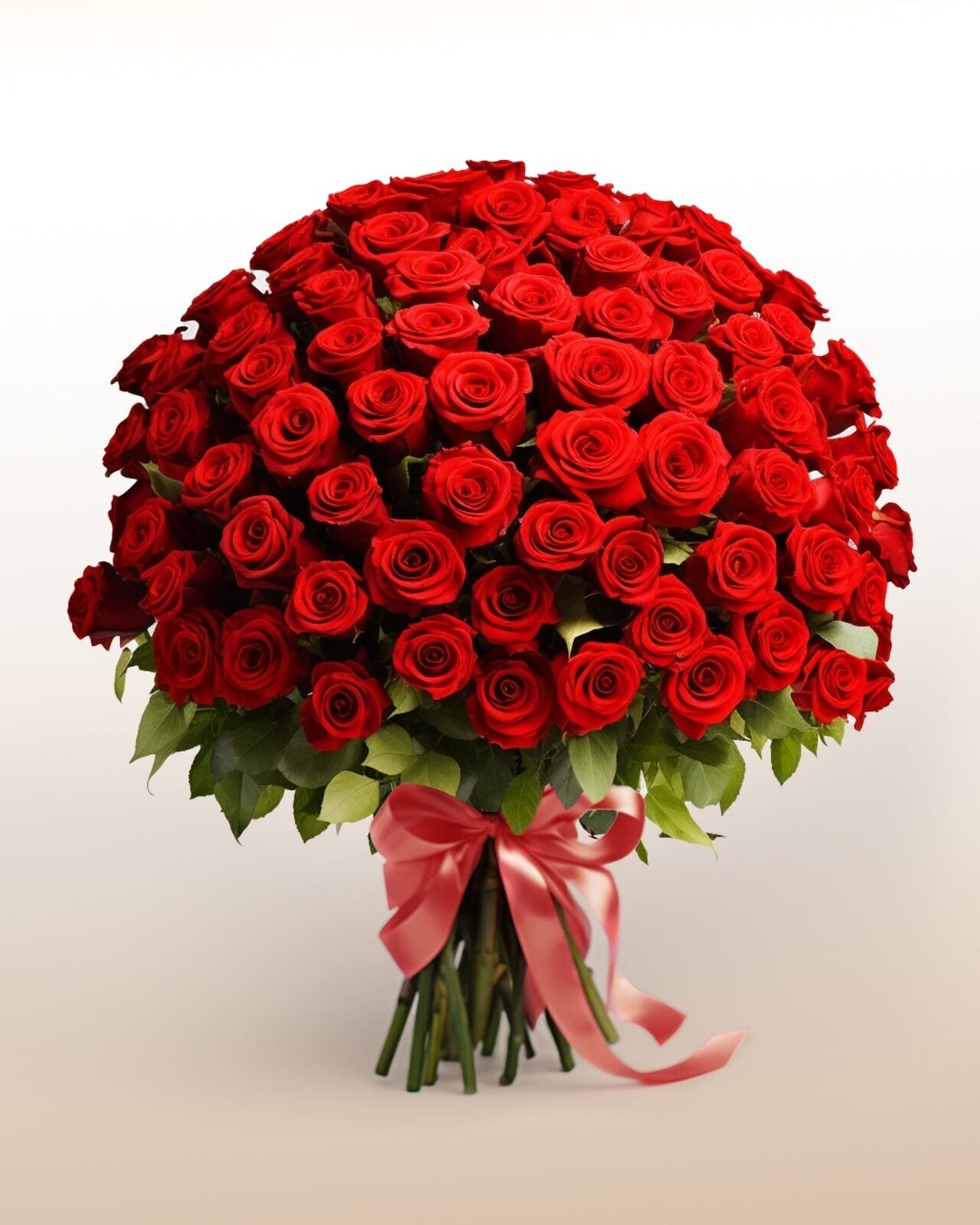 Eternity Bouquet of 50 Red Roses