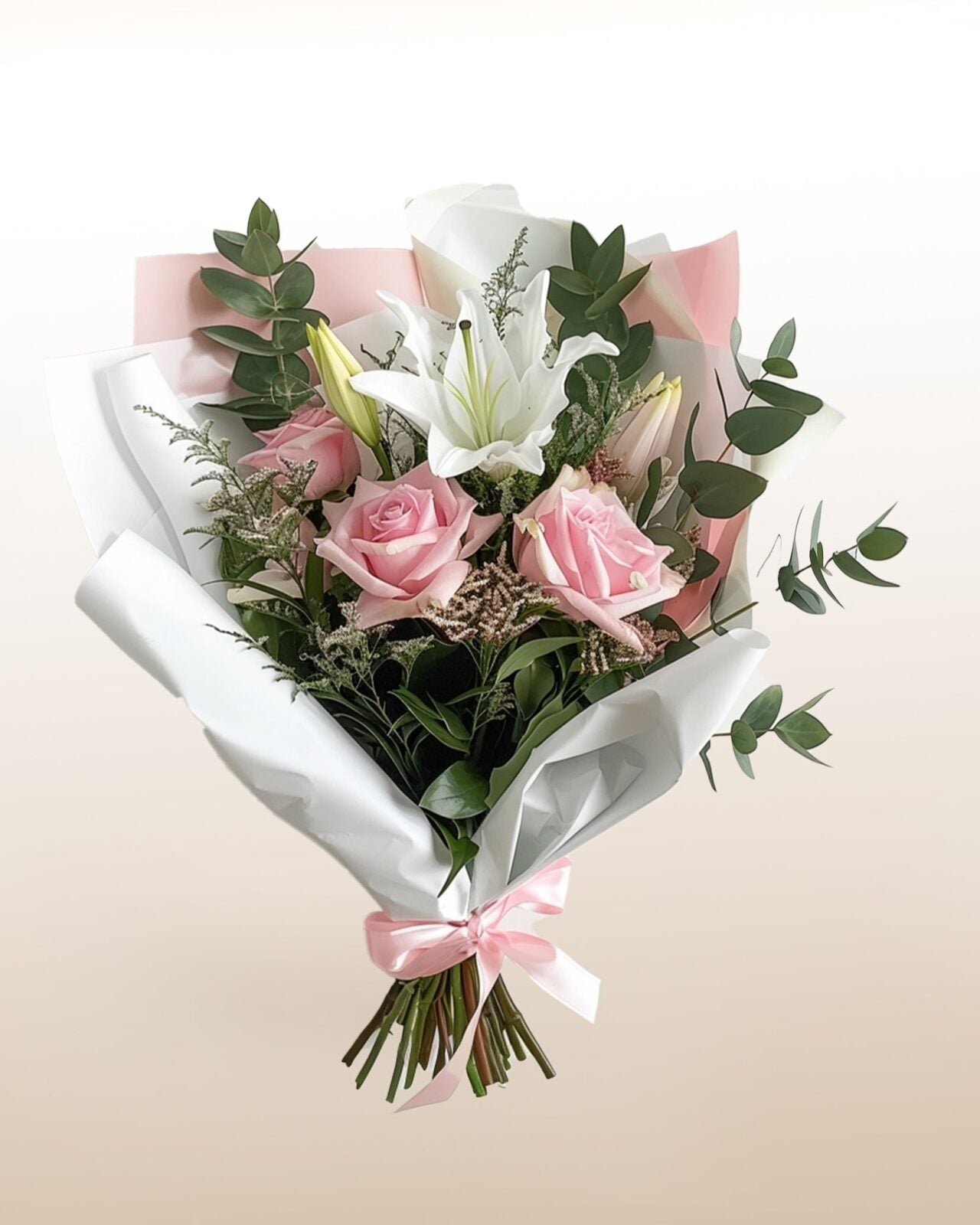 Delicate Bouquet of Roses