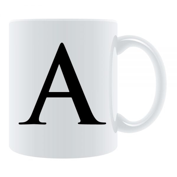 Personalized Letter Mug
