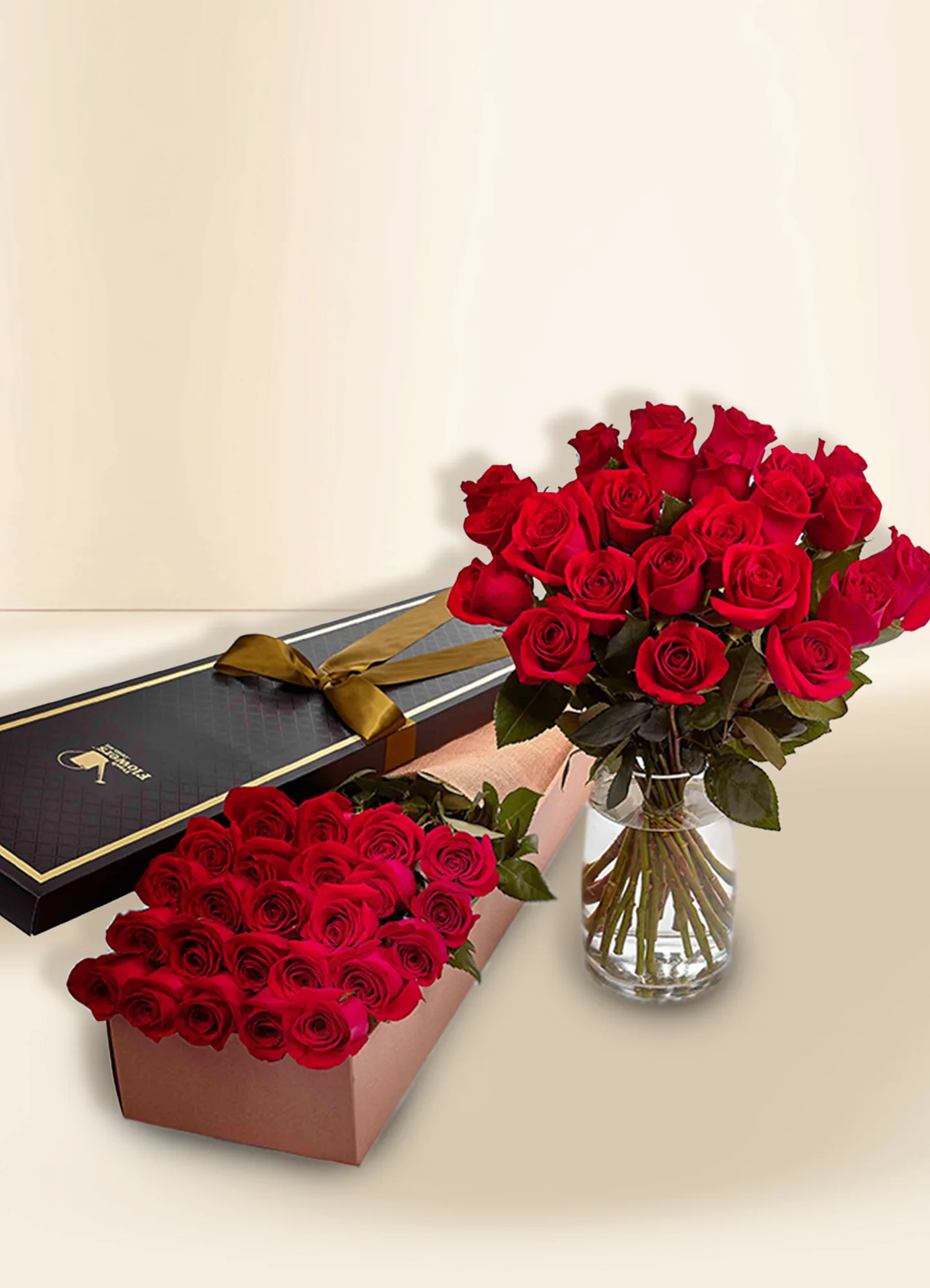 Roses - Red - 24 Stems