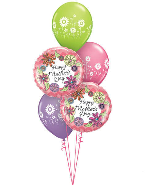 18 Inch-46cm Mother’s Day Floral Chevron
