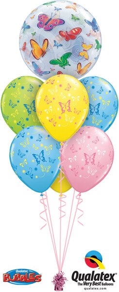 Bouquet 556 Bright Butterfly Magic Qualatex