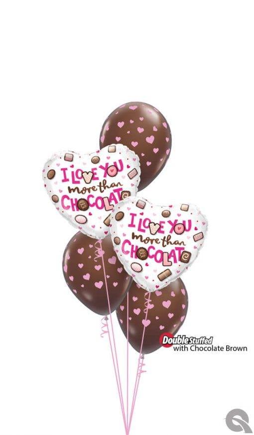 Bouquet 1650 I'd Give You My Last Chocolate Qualatex #16678-2 18100-3 68778-3