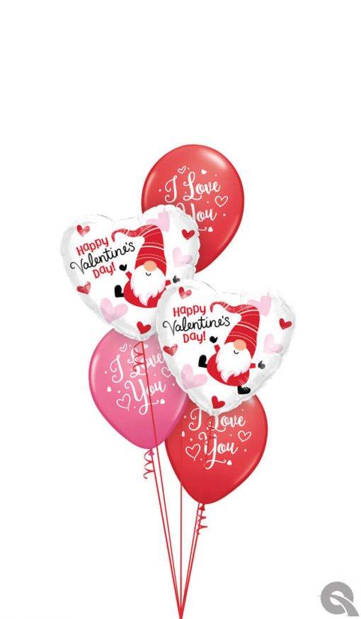 Bukiet 1685 Gnomebody Loves You Like I Do! Qualatex #21507-2 55246-3