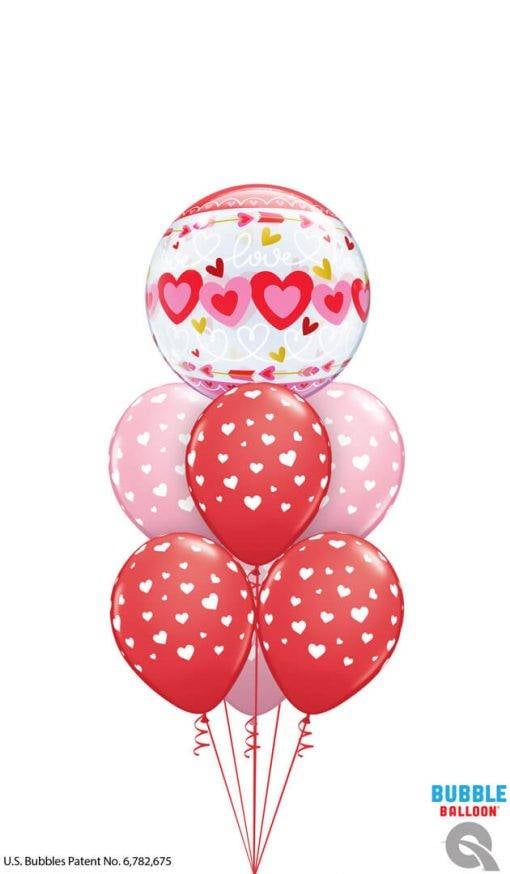 Bouquet 1690 Love is lovely! Qualatex #24076 85713-6