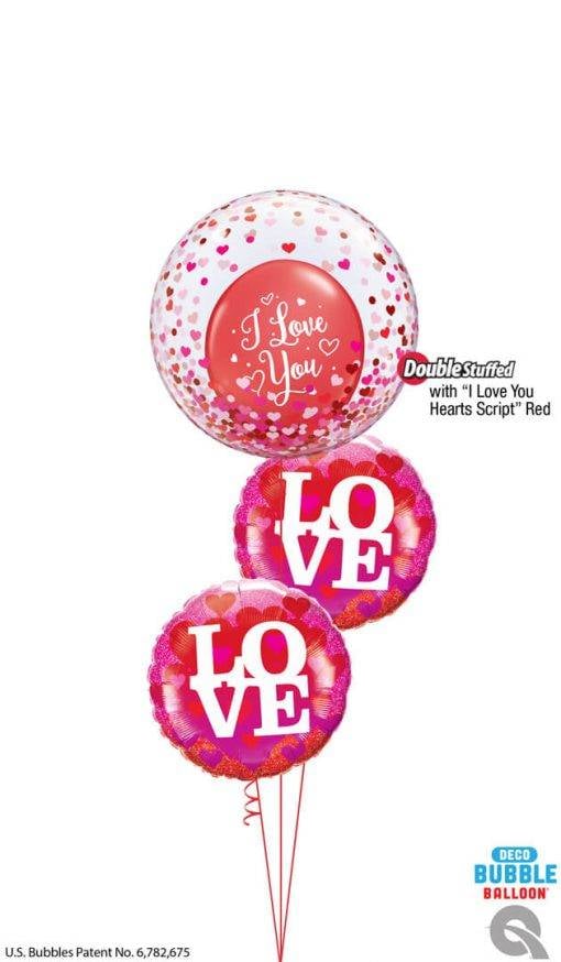 Bouquet 1692 LOVE for all Qualatex #16579 24788-2 57055