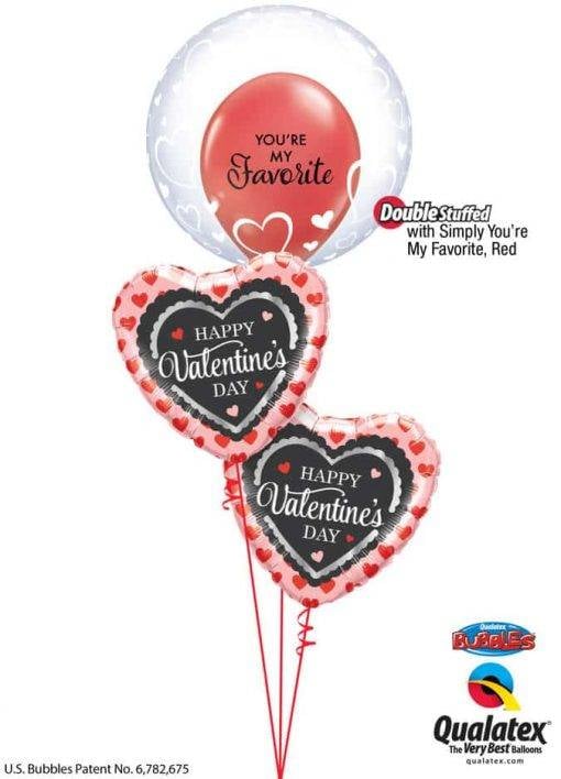 Bouquet 805 I Choose You! Qualatex # 29505 43790-1 46082-2