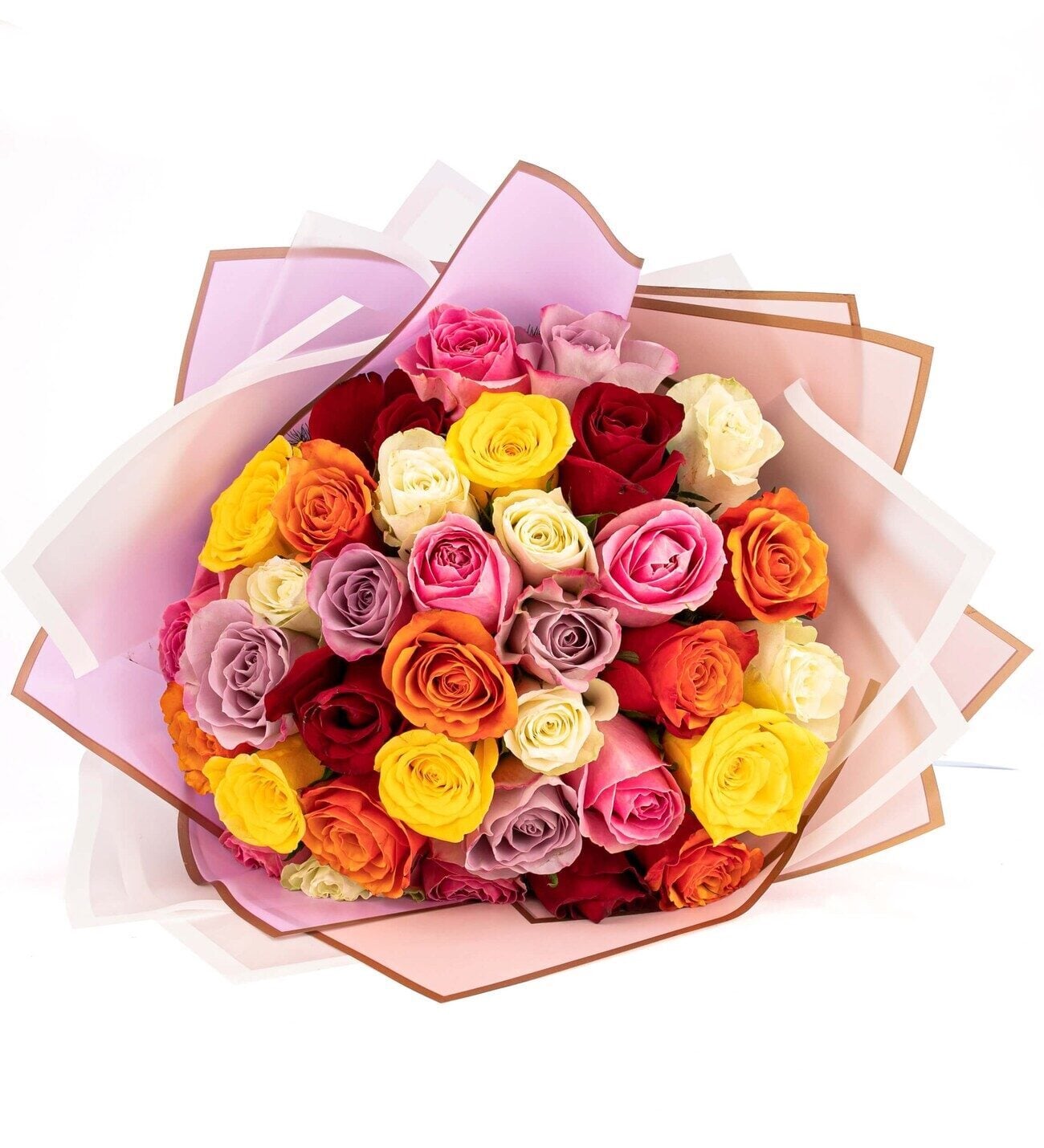 Premium My Sunshine Colorful Rose Bouquet