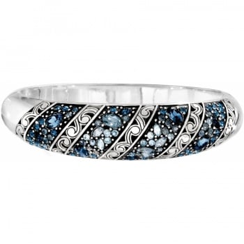 Crystal Voyage Hinged Bangle