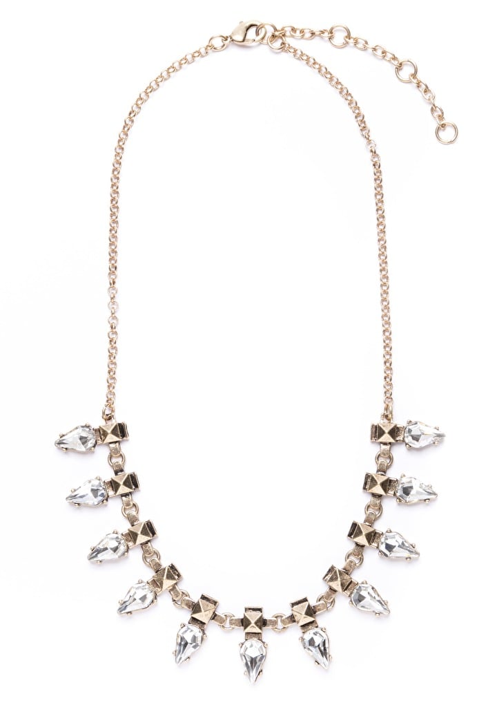 Clear Crystal Vintage Inspired Statement Necklace
